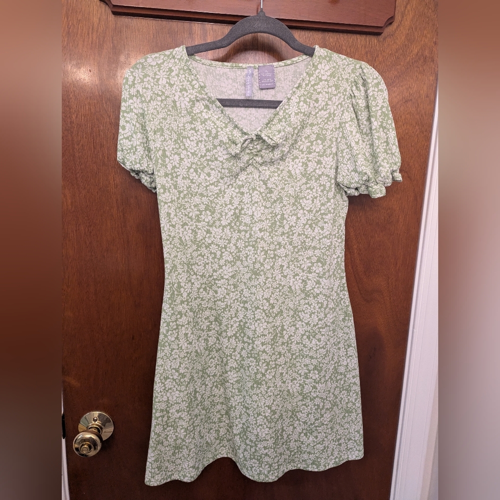 Green Floral Dress